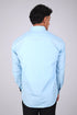 Veshbhoshaa Bluebird Sky Blue Men'S Office Shirt